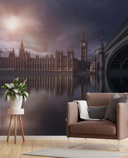 Muurschildering van het Huis van het Parlement Muurschildering van het Huis van het Parlement