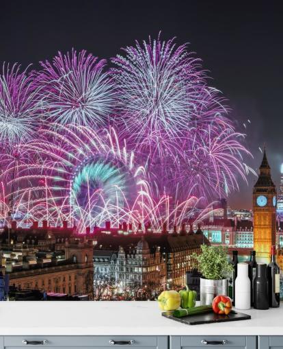 Fondos de fireworks and big ben Fondos de fireworks and big ben