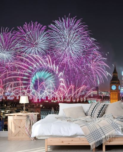 papel de parede fogos de artifício