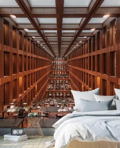 Berlin Stort Bibliotek Baggrund