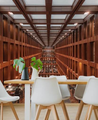 Tapete der Berliner großen Bibliothek Tapete der Berliner großen Bibliothek