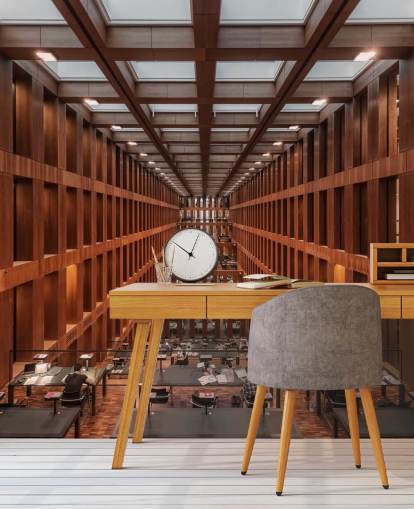 Berlin Large Library Wallpaper