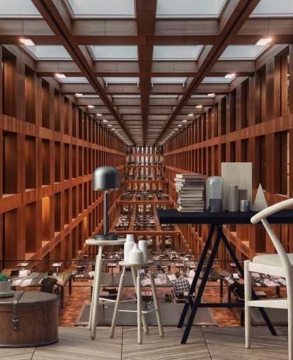 Papel pintado Biblioteca grande de Berlín