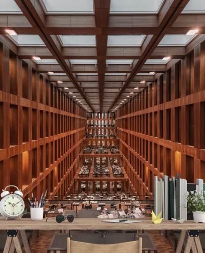 Berlin Stort bibliotek Bakgrund