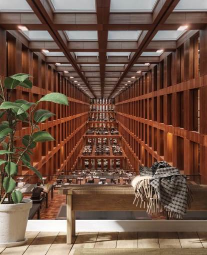 Papel pintado Biblioteca grande de Berlín