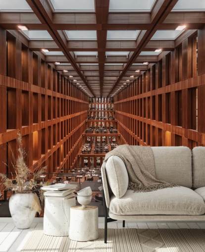 Papel pintado Biblioteca grande de Berlín