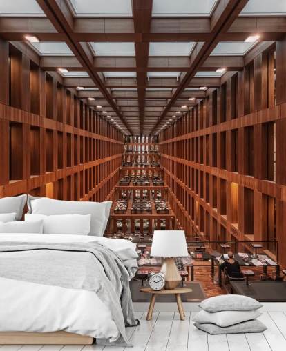 Berlin Large Library Wallpaper