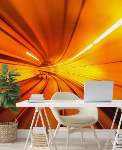 Orange Tunnel 3D Bakgrund