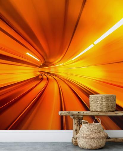Fondo de pantalla 3D Orange Tunnel Fondo de pantalla 3D Orange Tunnel