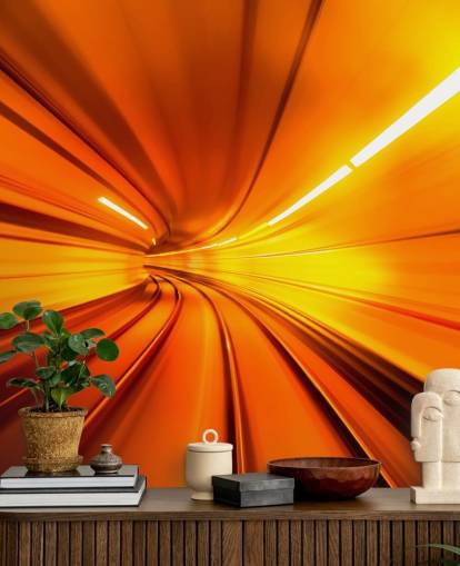 Orange Tunnel 3D Bakgrund