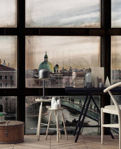 Venice Window View Bakgrunn Venice Window View Bakgrunn