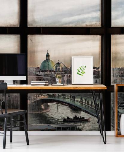 Carta da parati Venezia con finestra Carta da parati Venezia con finestra