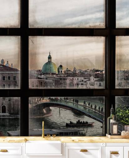 Carta da parati Venezia con finestra Carta da parati Venezia con finestra