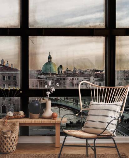 Venice Window View Behang Venice Window View Behang