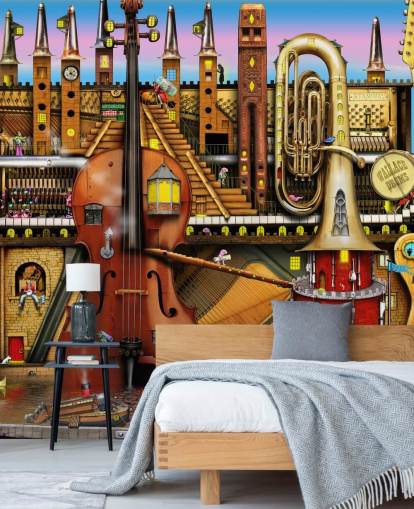 Fantasy Music Stage Wallpaper