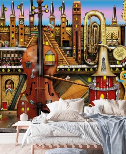 Fantasy Music Stage Hintergrundbild