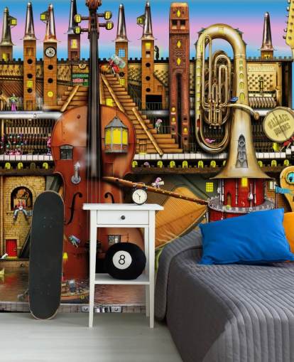 Papel de parede Fantasy Music Stage