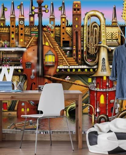 Papel de parede Fantasy Music Stage