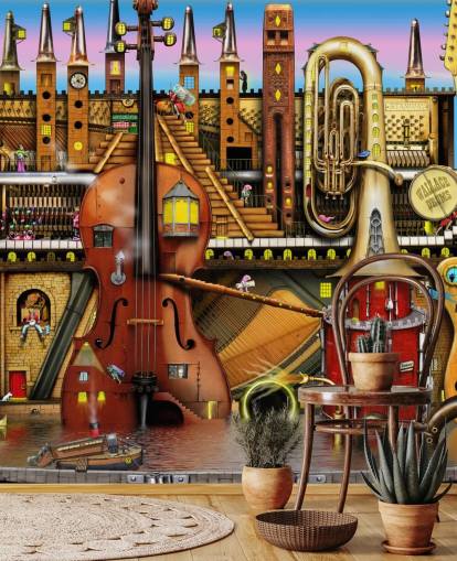 Fantasy Music Stage Wallpaper