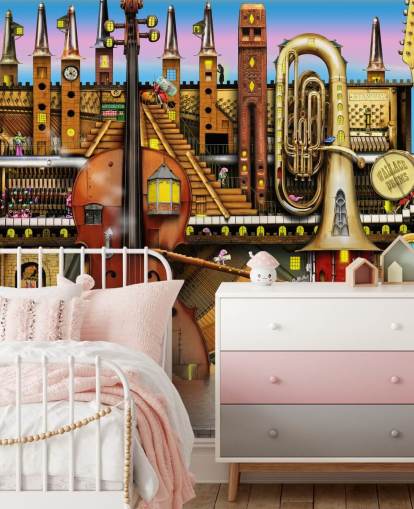 Fantasy Music Stage Hintergrundbild