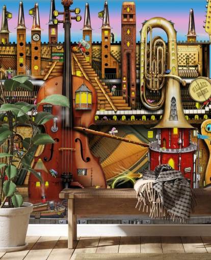 Fantasy Music Stage Wallpaper