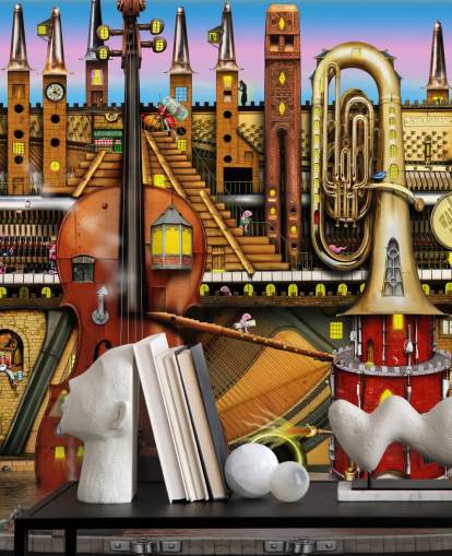 Papel de parede Fantasy Music Stage