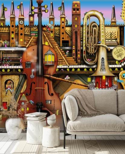 Fantasy Music Stage Wallpaper