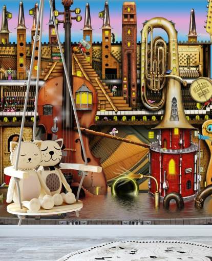 Fantasy Music Stage Hintergrundbild