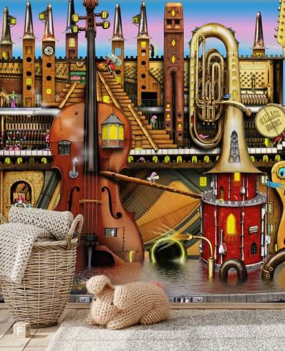 Papel de parede Fantasy Music Stage