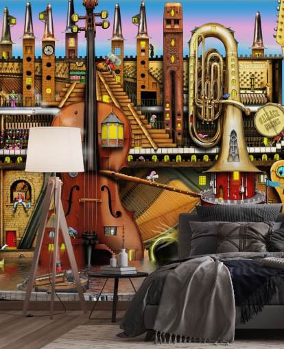 Fantasy Music Stage Wallpaper