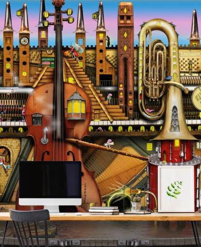 Fondo de pantalla de Fantasy Music Stage