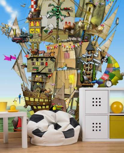 Papier peint mural original Pirate