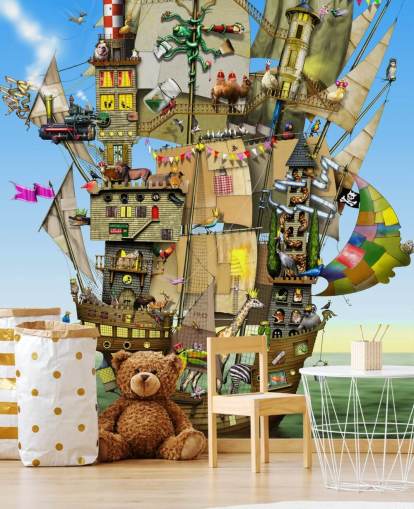 Papier peint mural original Pirate