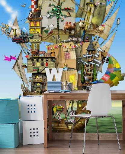 Papier peint mural original Pirate