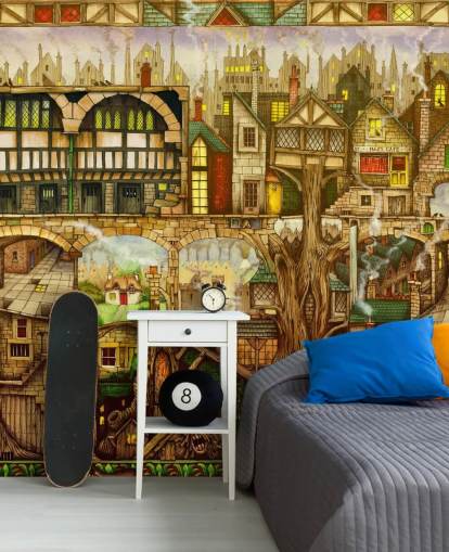 fondo de pantalla de Fantasy Tree Town