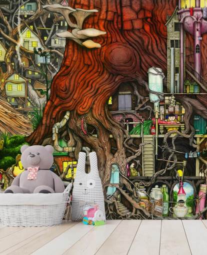 quirky tree and fantasy wallpaper quirky tree and fantasy wallpaper