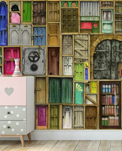 lots of colorful doors wallpaper lots of colorful doors wallpaper