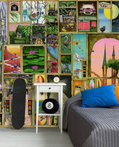 fondo de pantalla de marcos de puertas