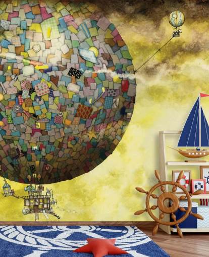 Magical Hot Air Balloon Fantasy Wallpaper Magical Hot Air Balloon Fantasy Wallpaper