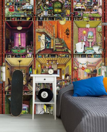 fantasy house wallpaper