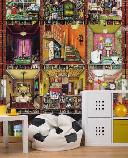 fantasy house wallpaper