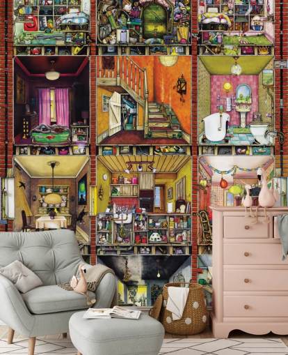 papier peint Fantasy House