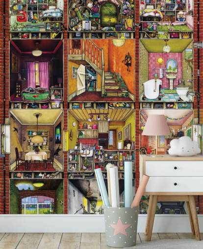 behang voor fantasiehuis