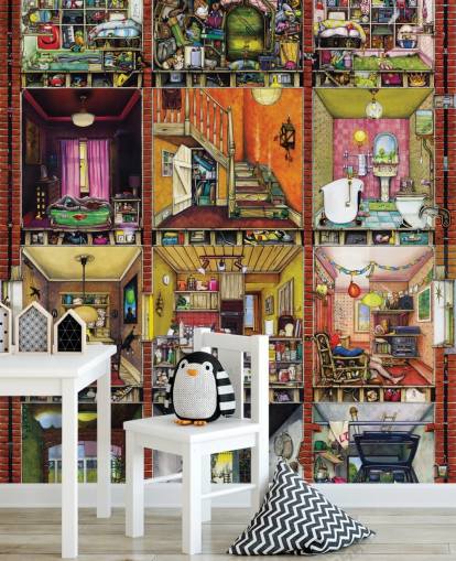 fantasy house wallpaper