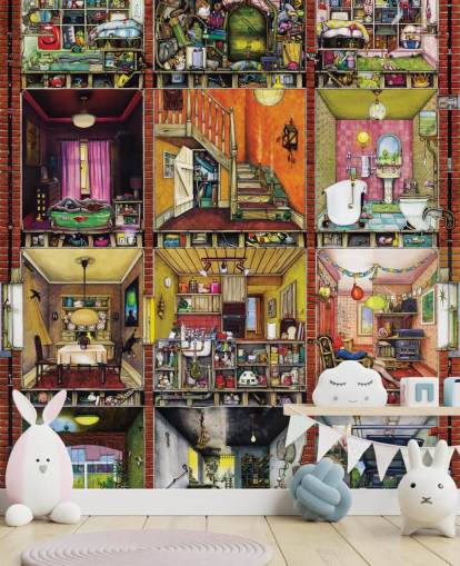 fantasy house wallpaper