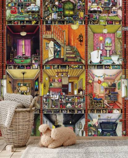 fantasy house wallpaper