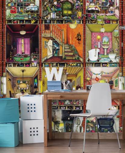 behang voor fantasiehuis behang voor fantasiehuis