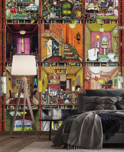 fondo de pantalla de casa de fantasía