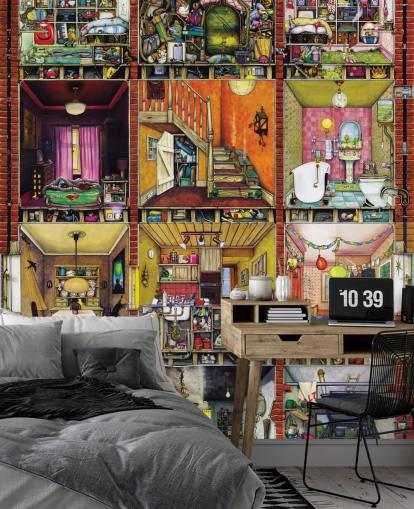 papier peint Fantasy House