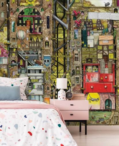 fondo de pantalla de Fantasy Town